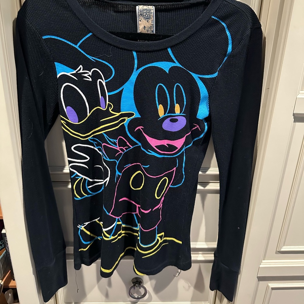 Disney Mickey and Donald Long Sleeve Thermal Large